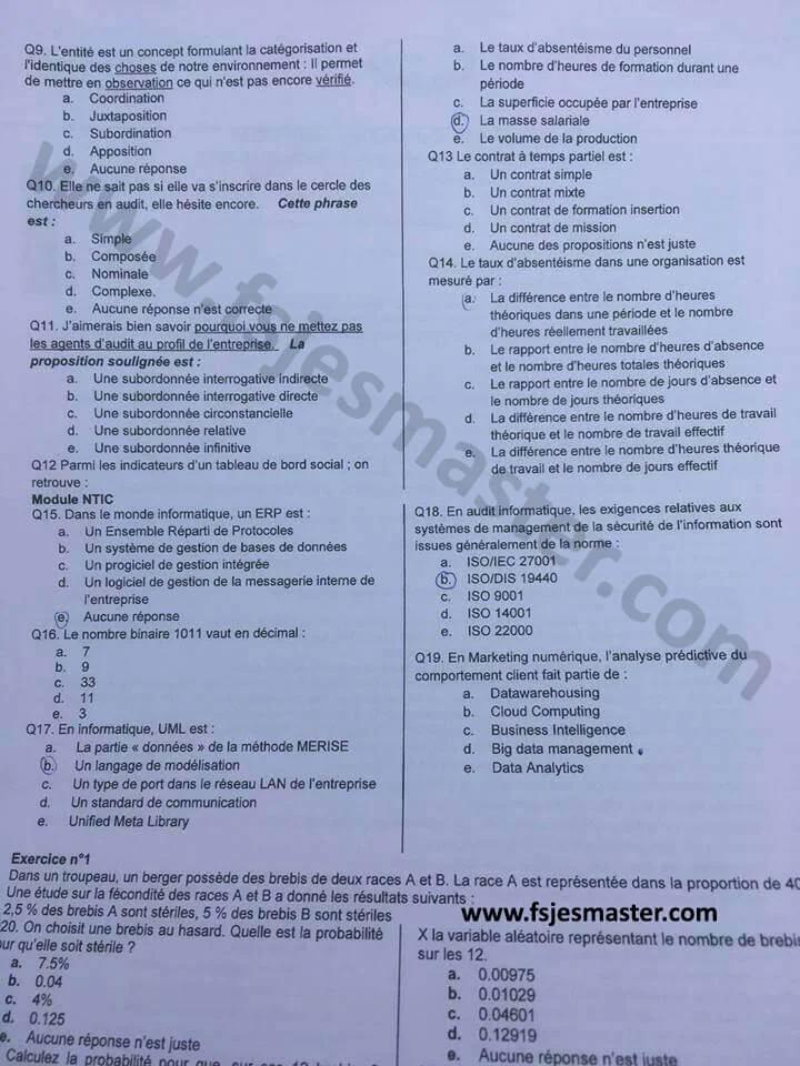 Extrait scanné — Faculté Polydisciplinaire Béni Mellal (Sultan Moulay Slimane) 2018